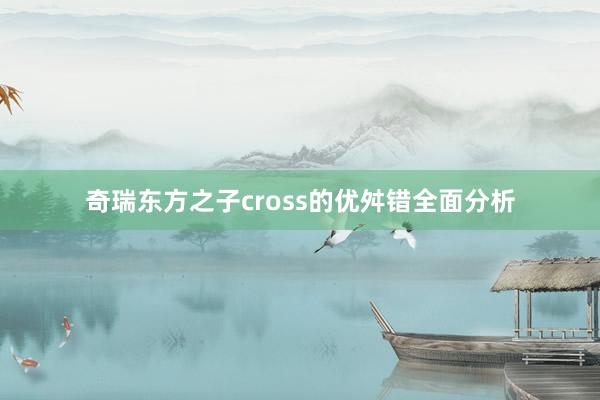 奇瑞东方之子cross的优舛错全面分析